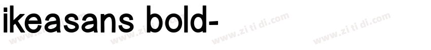 ikeasans bold字体转换